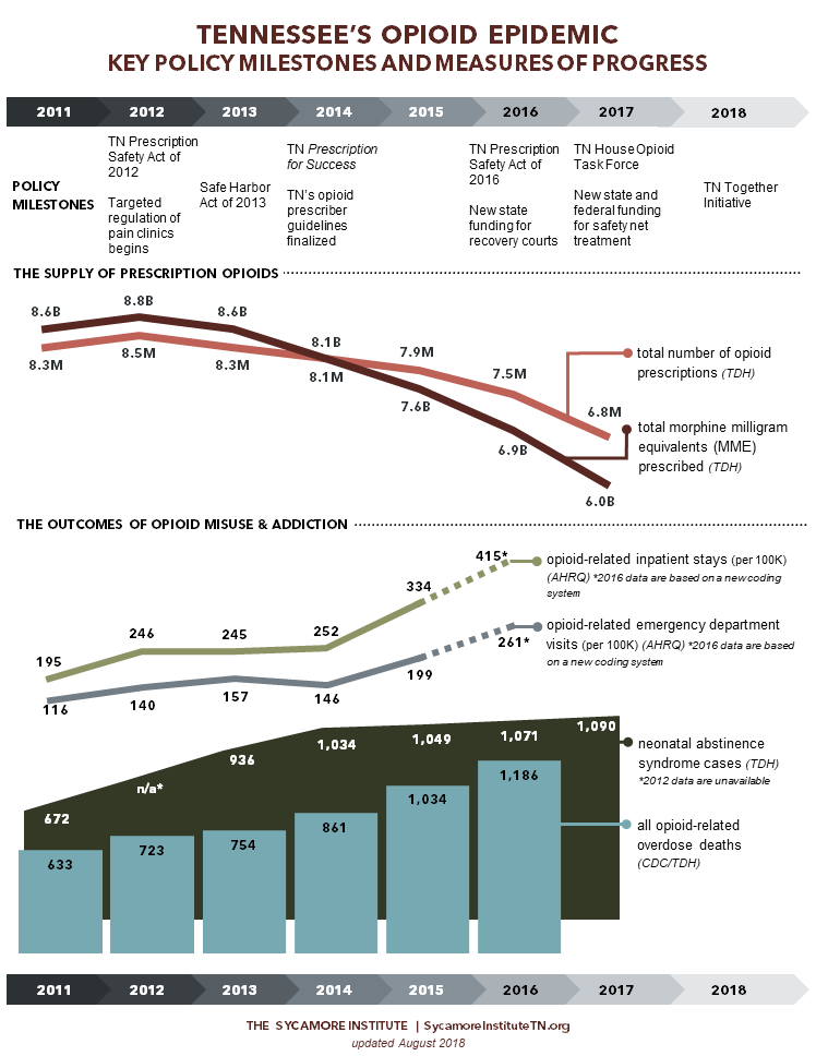 Tennessee's Opioid Epidemic - Key Policy Milestones and Measures of Progress (2018 update)