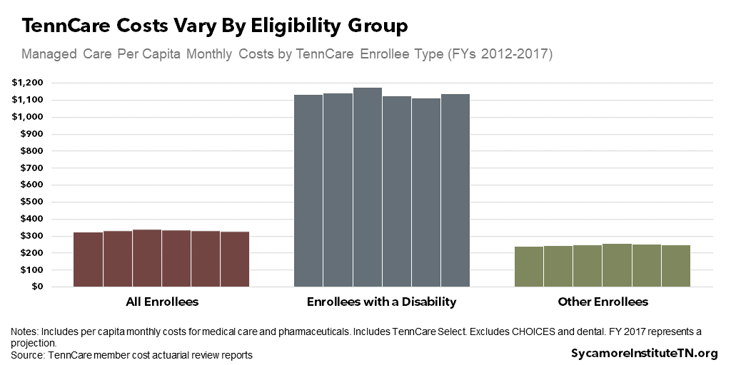 TennCare Costs Vary By Eligibility Group