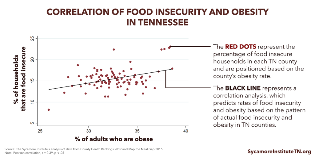 Correlation of Food Insecurity and Obesity in Tennessee